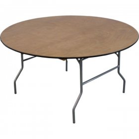 60 Round Wood Table